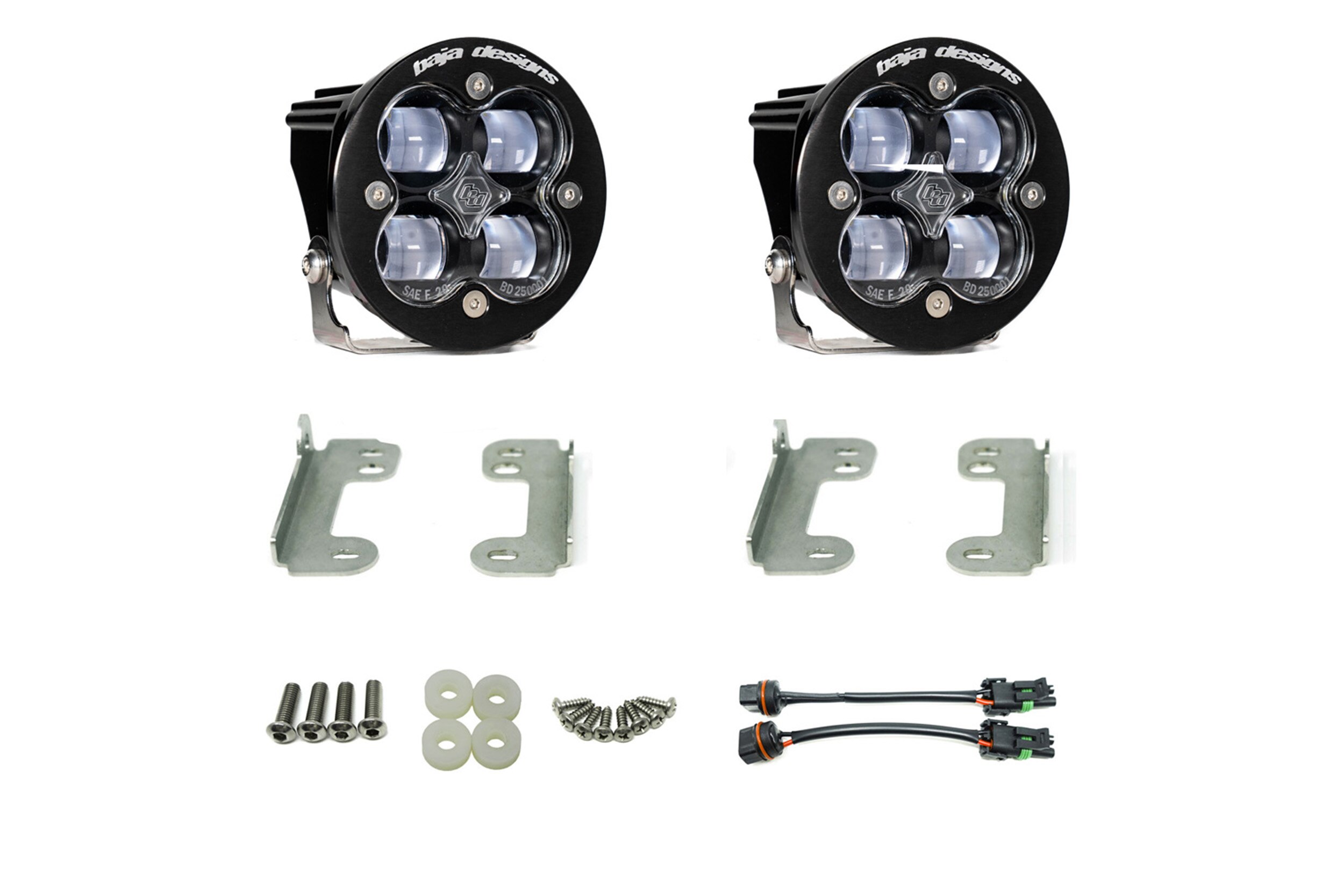 20-26 Jeep Gladiator JT Squadron-R Fog Pocket Light Kit (Sahara Bumper)